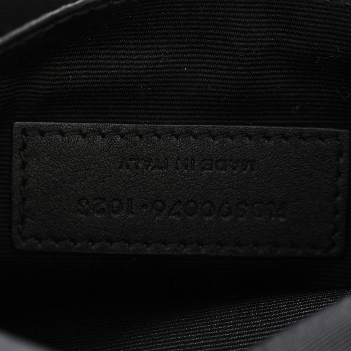 Saint Laurent Lambskin Monogram Belt Bag Black 7 of 12