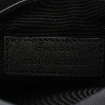 Saint Laurent Lambskin Monogram Belt Bag Black 7 of 12
