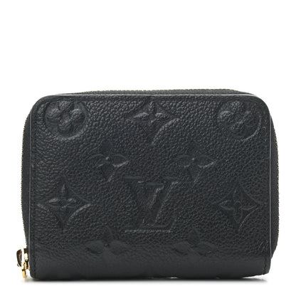 Louis Vuitton Empreinte Zippy Coin Purse Black 1 of 7