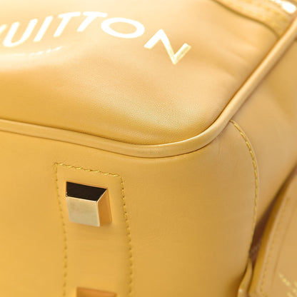 Louis Vuitton Supple Calfskin Paname Take Off Flight Bag Yellow 13 of 14