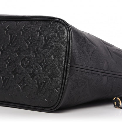 Louis Vuitton Empreinte Monogram Giant Neverfull MM Black 7 of 9