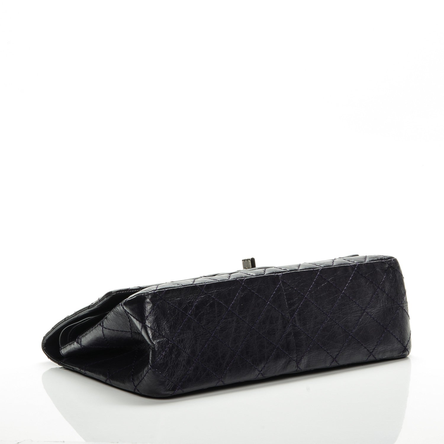 Chanel Aged Calfskin Quilted 2.55 Reissue 226 Flap Dark Purple 4 of 7