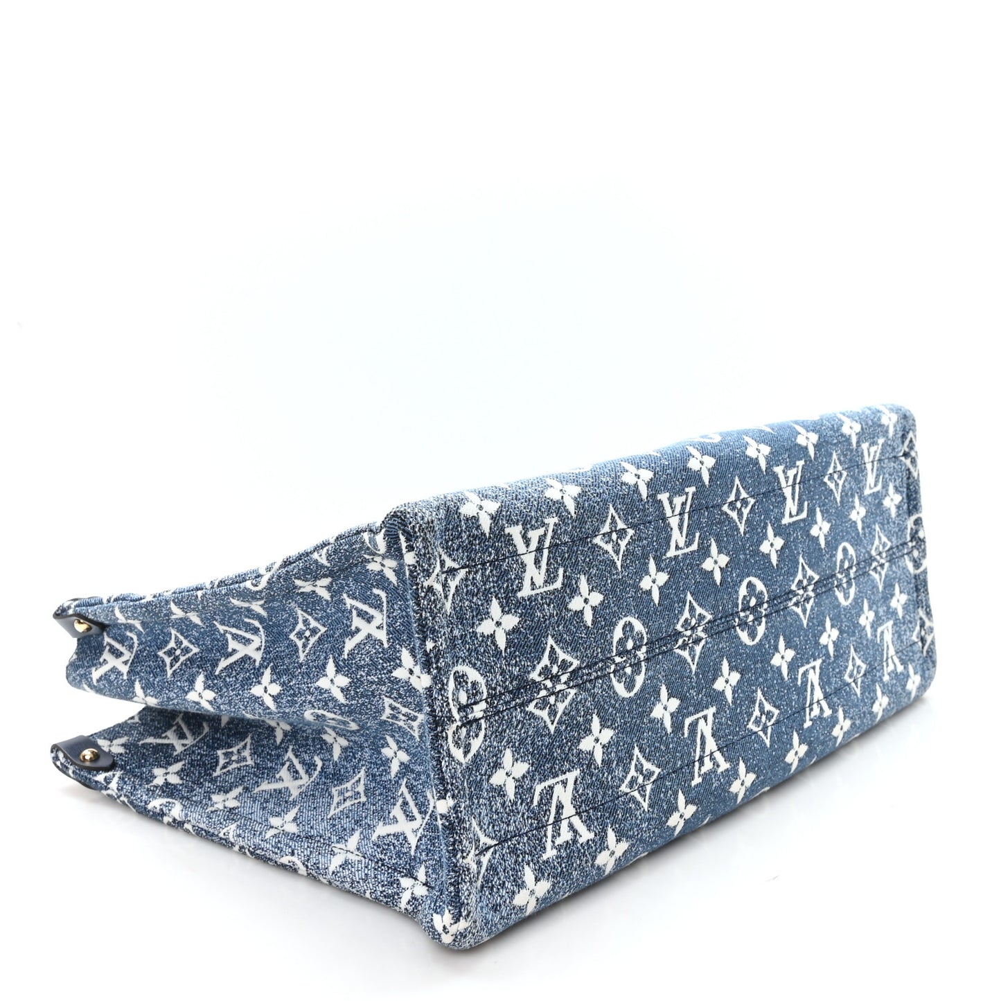Monogram Jacquard Denim Onthego MM Bleu
