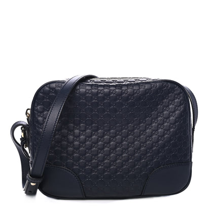 Gucci Soft Microguccissima Mini Bree Messenger Bag Blue 1 of 4