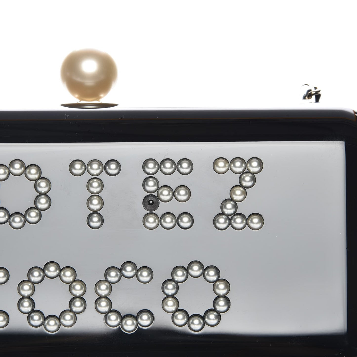 Plexiglass Votez Coco Evening In The Street Clutch Black