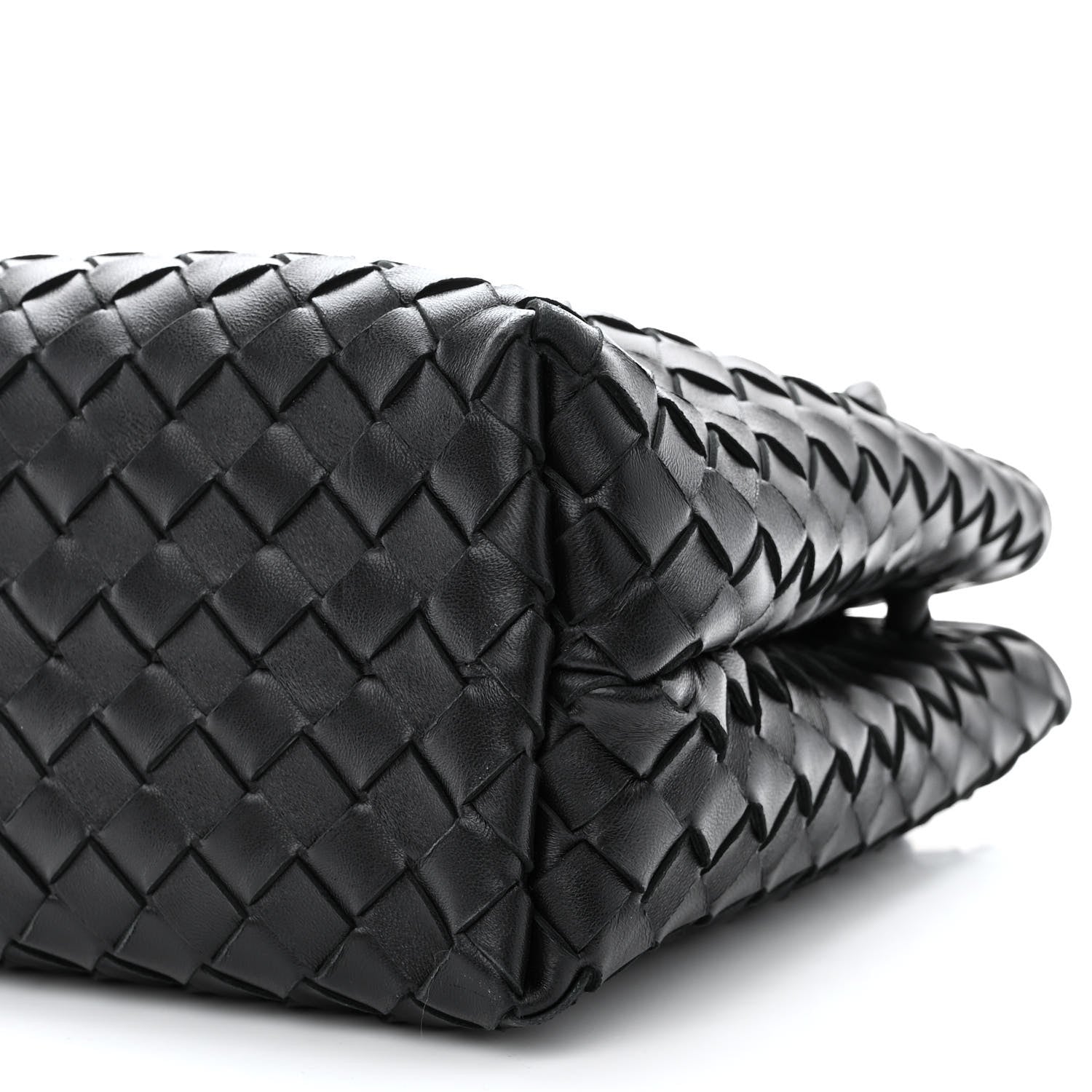 Bottega Veneta Nappa Intrecciato Medium Andiamo Shoulder Bag Black 10 of 10