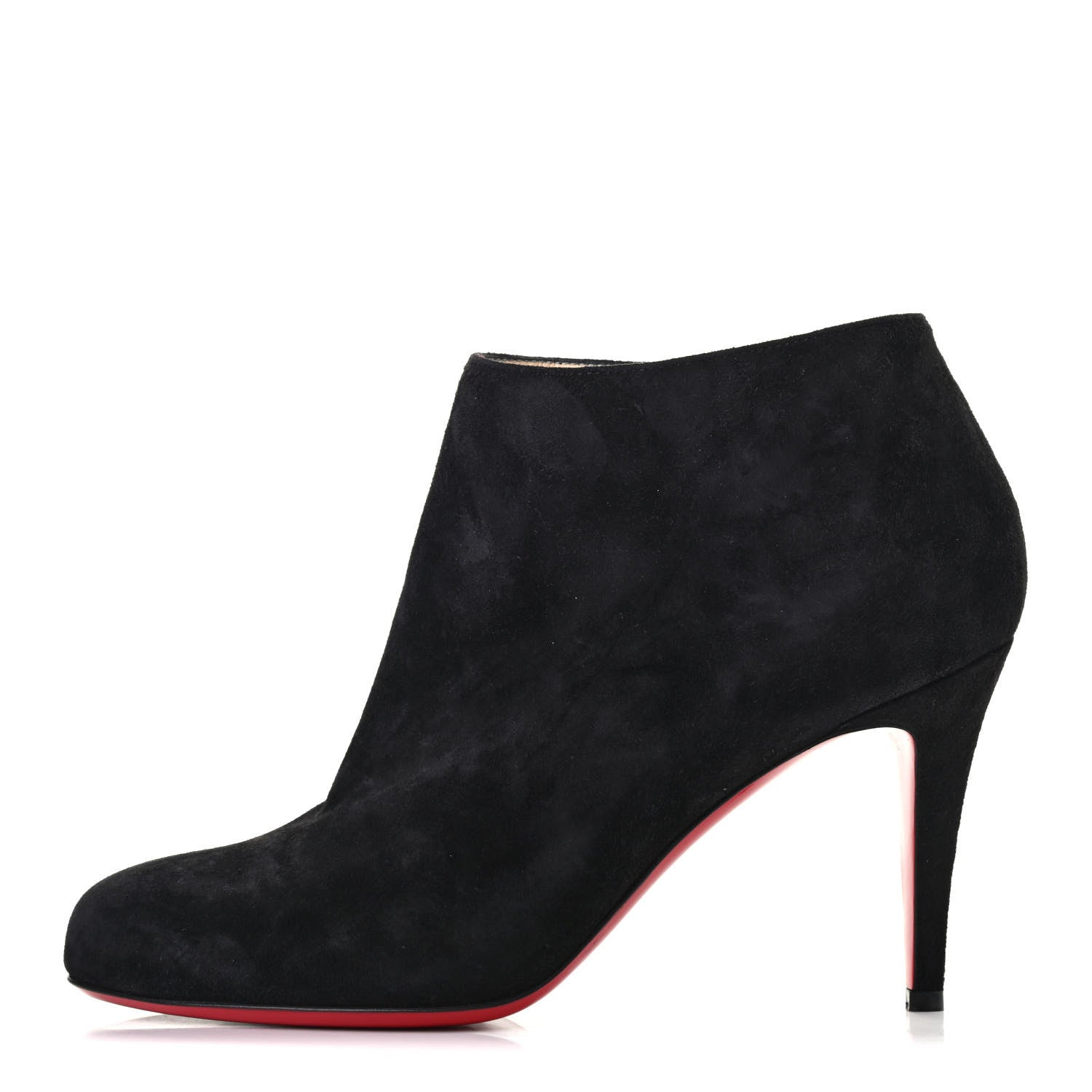 Christian Louboutin Veau Velours Belle 85 Ankle Boots 38 Black 1 of 4