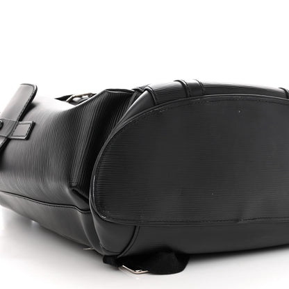 Louis Vuitton Epi Christopher Backpack PM Black 8 of 10