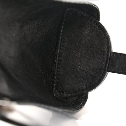 Christian Dior Patent PVC Mini Lady Dior Black Red 12 of 12