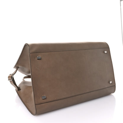 The Row Polished Saddle Calfskin Soft Margaux 15 Mouse Grey 4 of 11