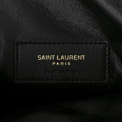 Saint Laurent Lambskin Quilted Gaby Zipped Pouch Black 6 of 10