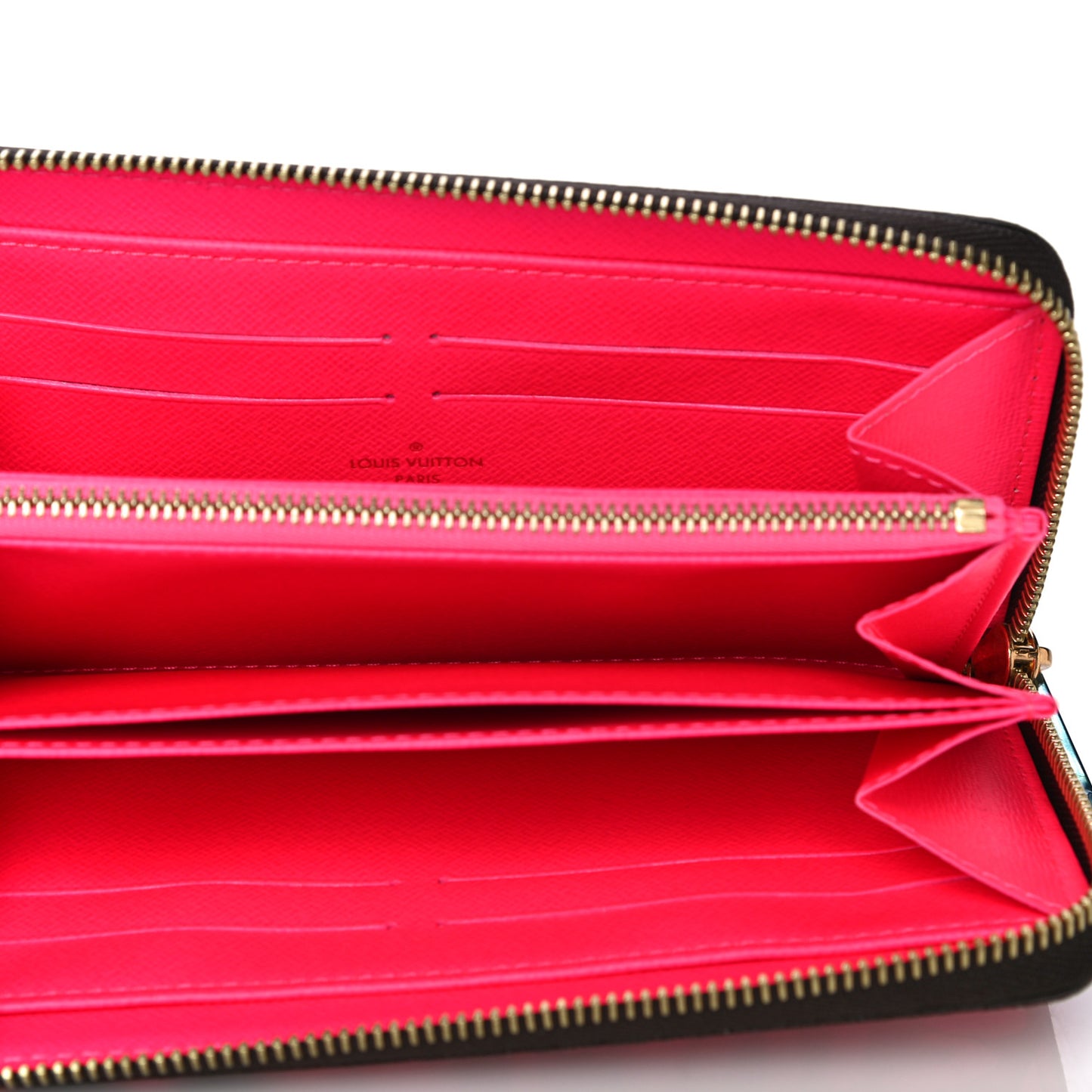 Monogram Graffiti Zippy Wallet Fuchsia