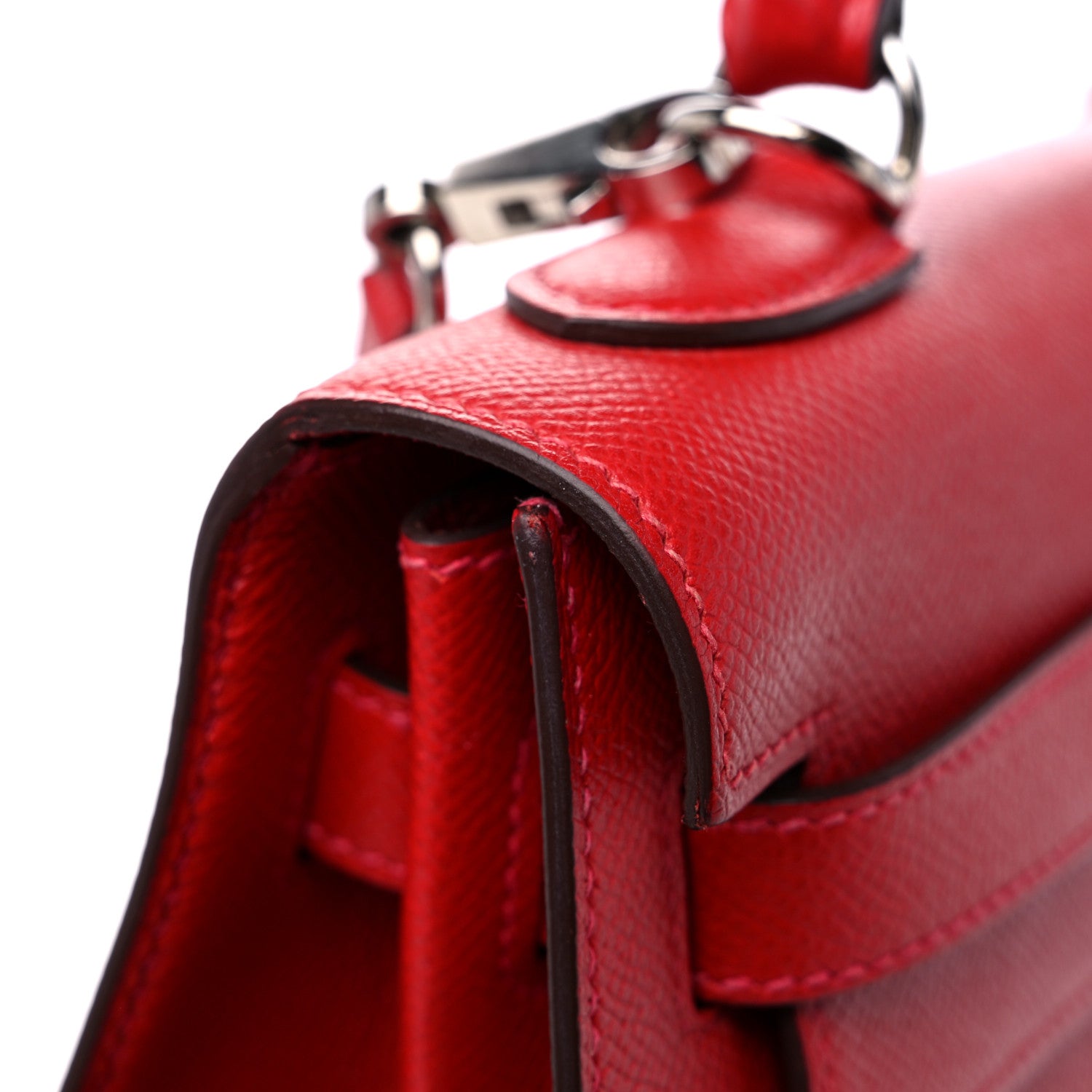 Hermes Epsom Kelly Sellier 32 Rouge Casaque 15 of 15