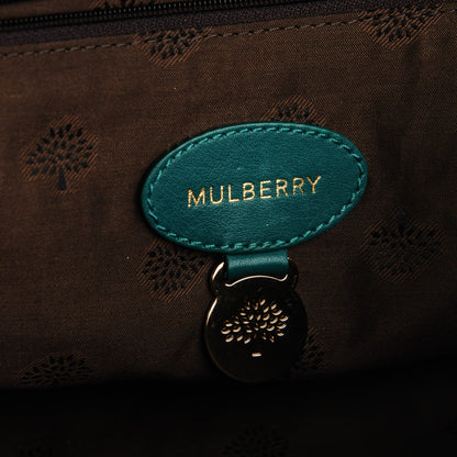 Mulberry Micrograin Calfskin Lizard Medium Alexa Emerald 8 of 9