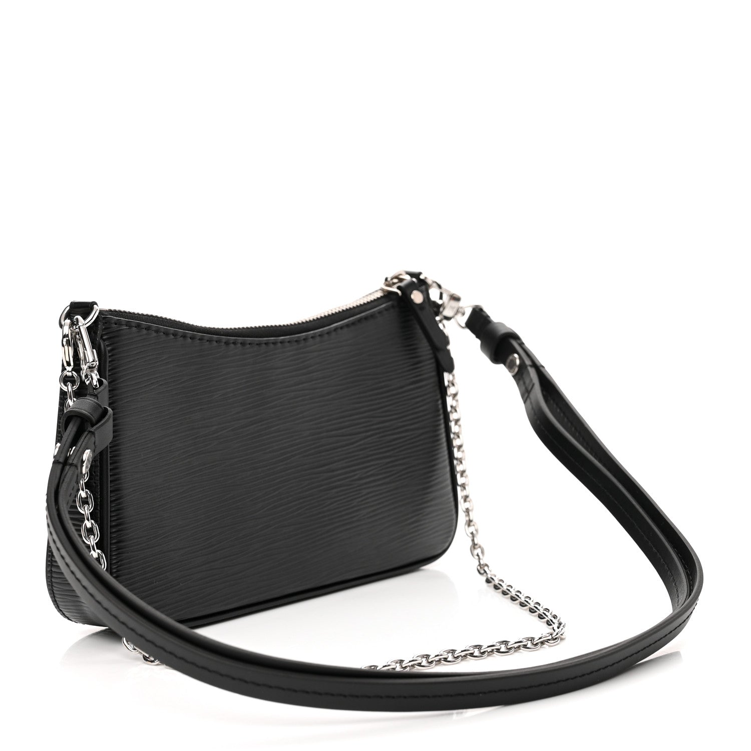 Louis Vuitton Epi Easy Pouch On Strap Black 2 of 7