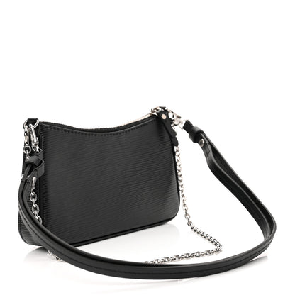 Louis Vuitton Epi Easy Pouch On Strap Black 2 of 7