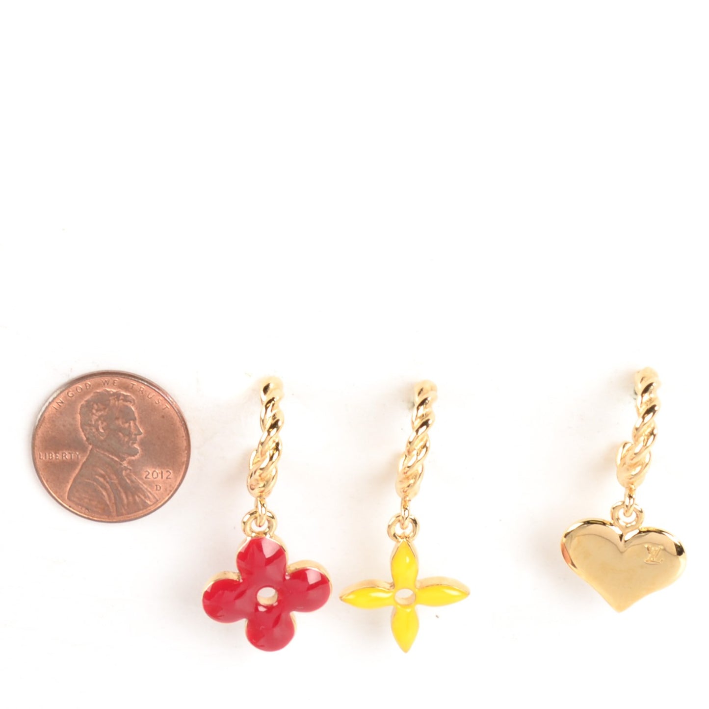 Sweet Monogram Earrings Set of 3