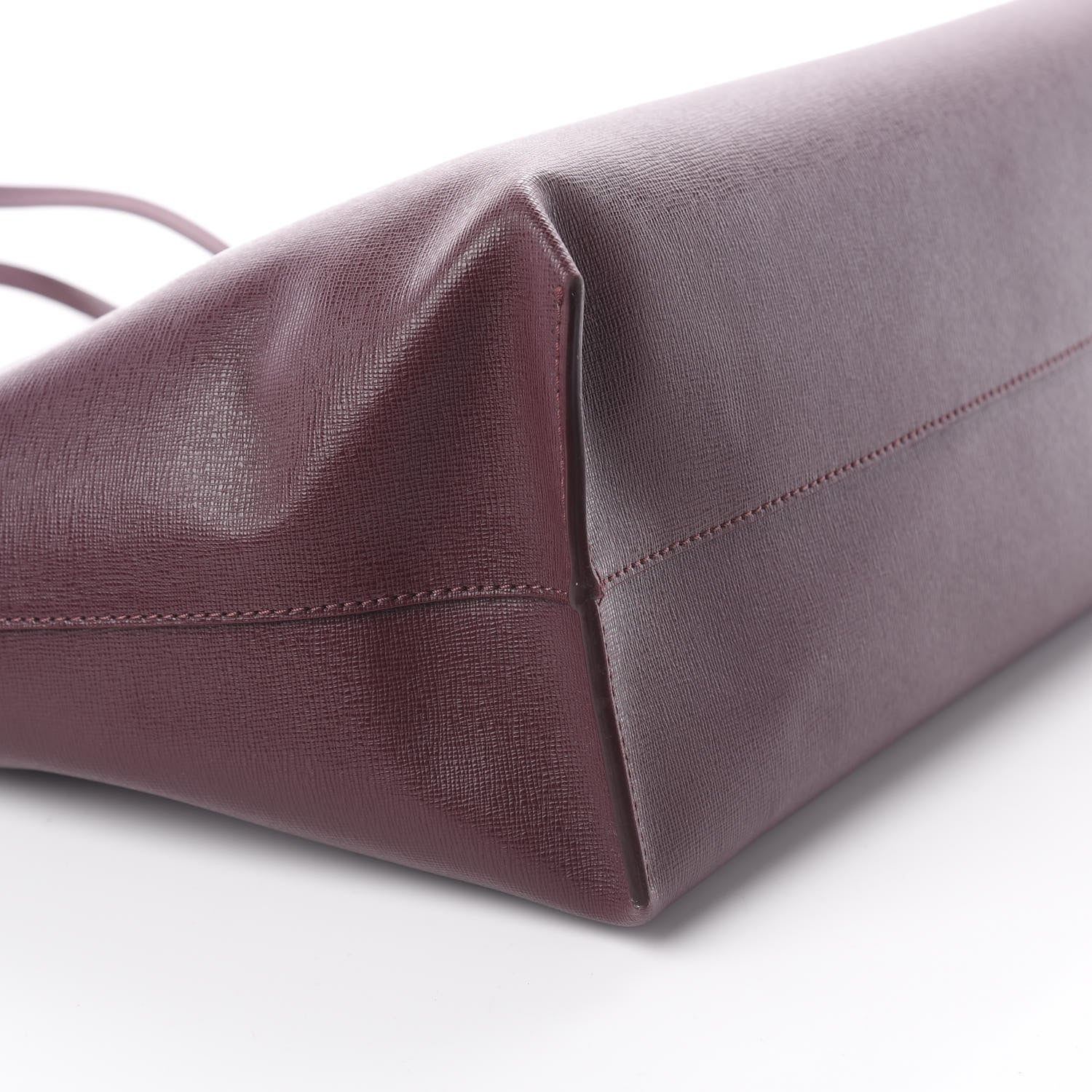 Versace Saffiano Palazzo Medusa Tote Burgundy 5 of 8