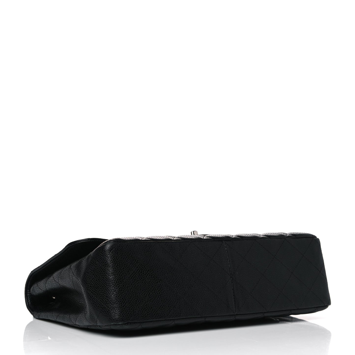 Caviar Quilted Jumbo Single Flap Black