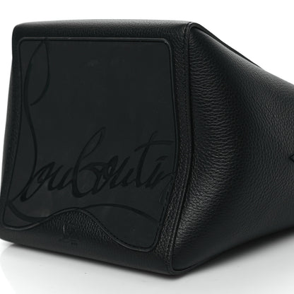 Christian Louboutin Calfskin Empire Spike Studded Mini Cabachic Bucket Bag Black 9 of 9