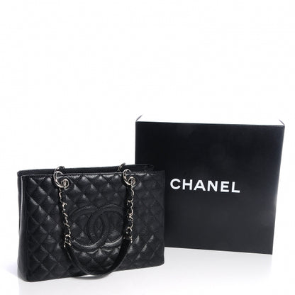 Chanel Caviar Grand Shopping Tote GST Black 5 of 8