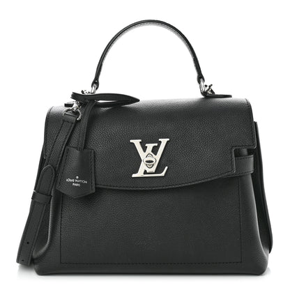 Louis Vuitton Calfskin Lockme Ever BB Black 1 of 9
