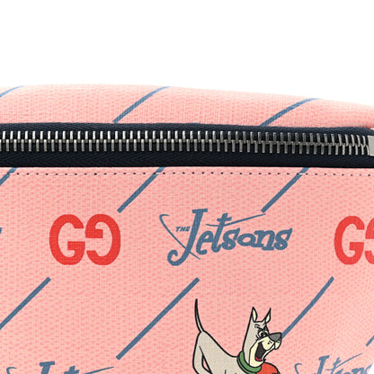 Gucci Coated Canvas Interlocking G Jetsons Childrens Belt Bag Pink 7 of 9