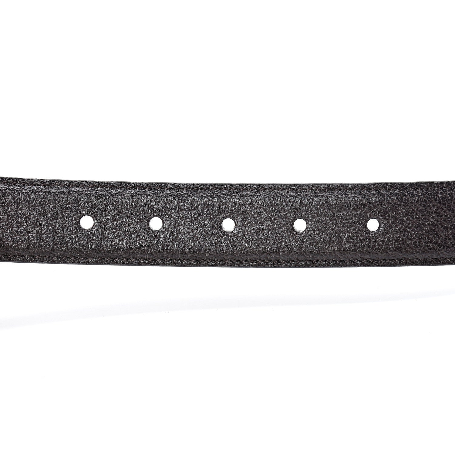 Gucci Textured Calfskin 30mm Belt 100 40 Dark Cocoa 5 of 5