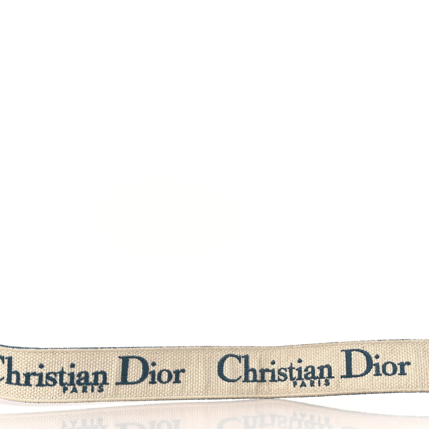 Christian Dior Canvas Embroidered Adjustable Shoulder Strap Deep Ocean 5 of 5