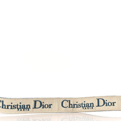 Christian Dior Canvas Embroidered Adjustable Shoulder Strap Deep Ocean 5 of 5