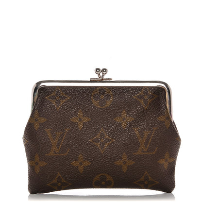 Louis Vuitton Monogram Kisslock Coin Purse 1 of 6