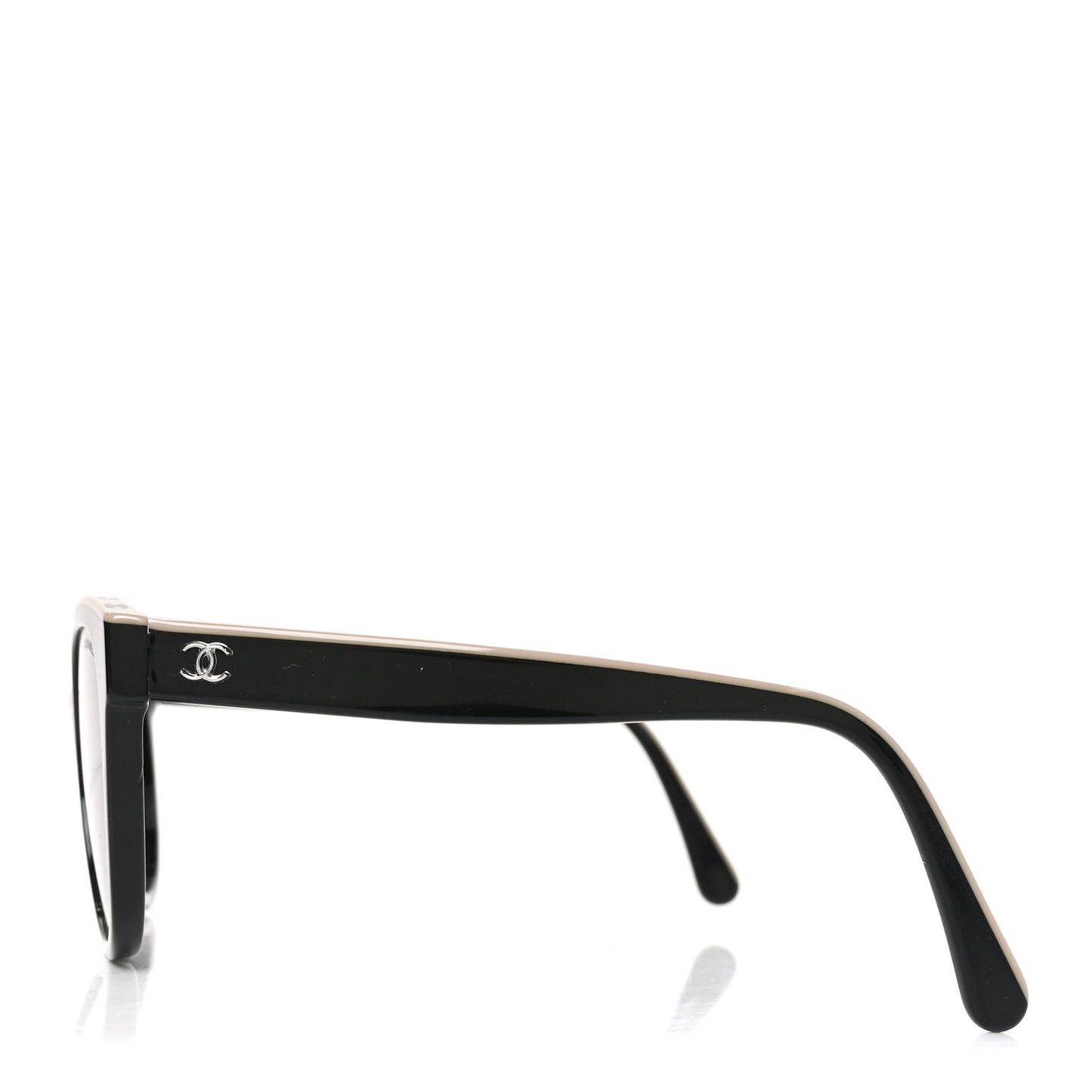 Acetate CC Butterfly Sunglasses 5414-A Black Beige