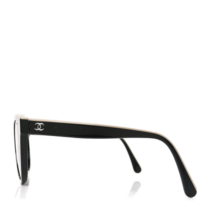 Chanel Acetate CC Butterfly Sunglasses 5414-A Black Beige 3 of 7