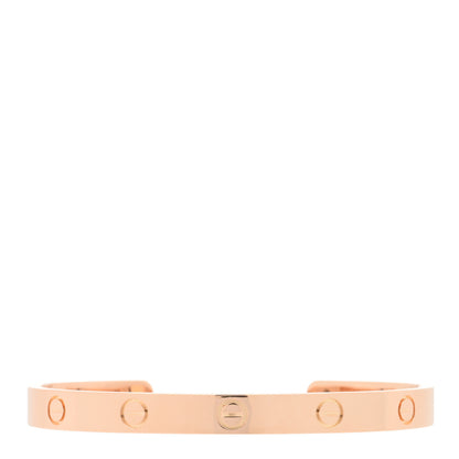 Cartier 18K Pink Gold LOVE Cuff Bracelet 18 1 of 3