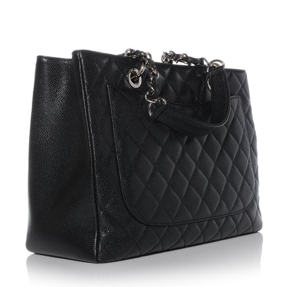 Chanel Caviar Grand Shopping Tote GST Black 3 of 7