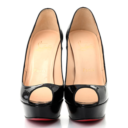Christian Louboutin Patent Banana 140 Pumps 36 Black 2 of 7