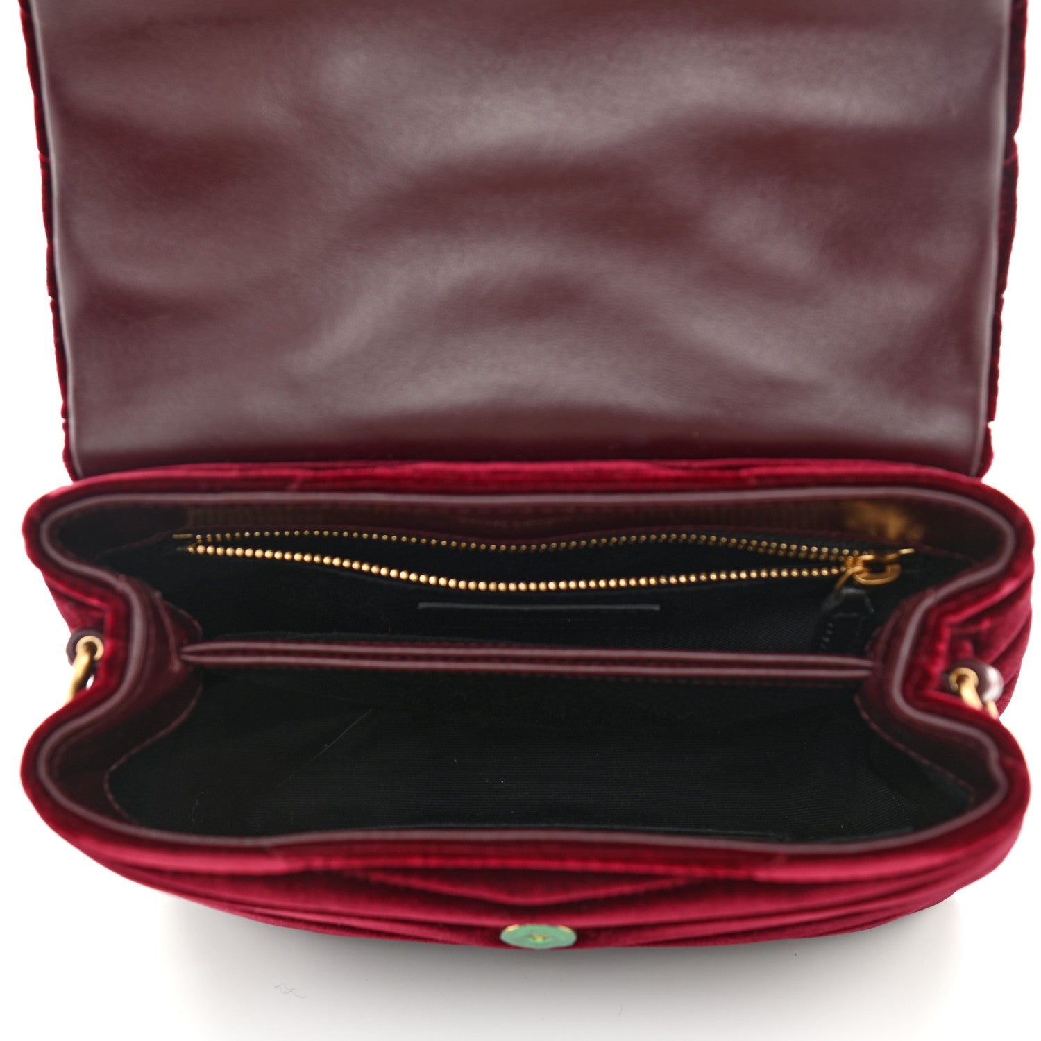 Saint Laurent Velvet Y Quilted Monogram Toy Loulou Crossbody Bag French Burgundy 5 of 9