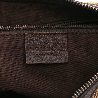 Gucci Monogram Medium Half Moon Hobo Dark Brown 6 of 11