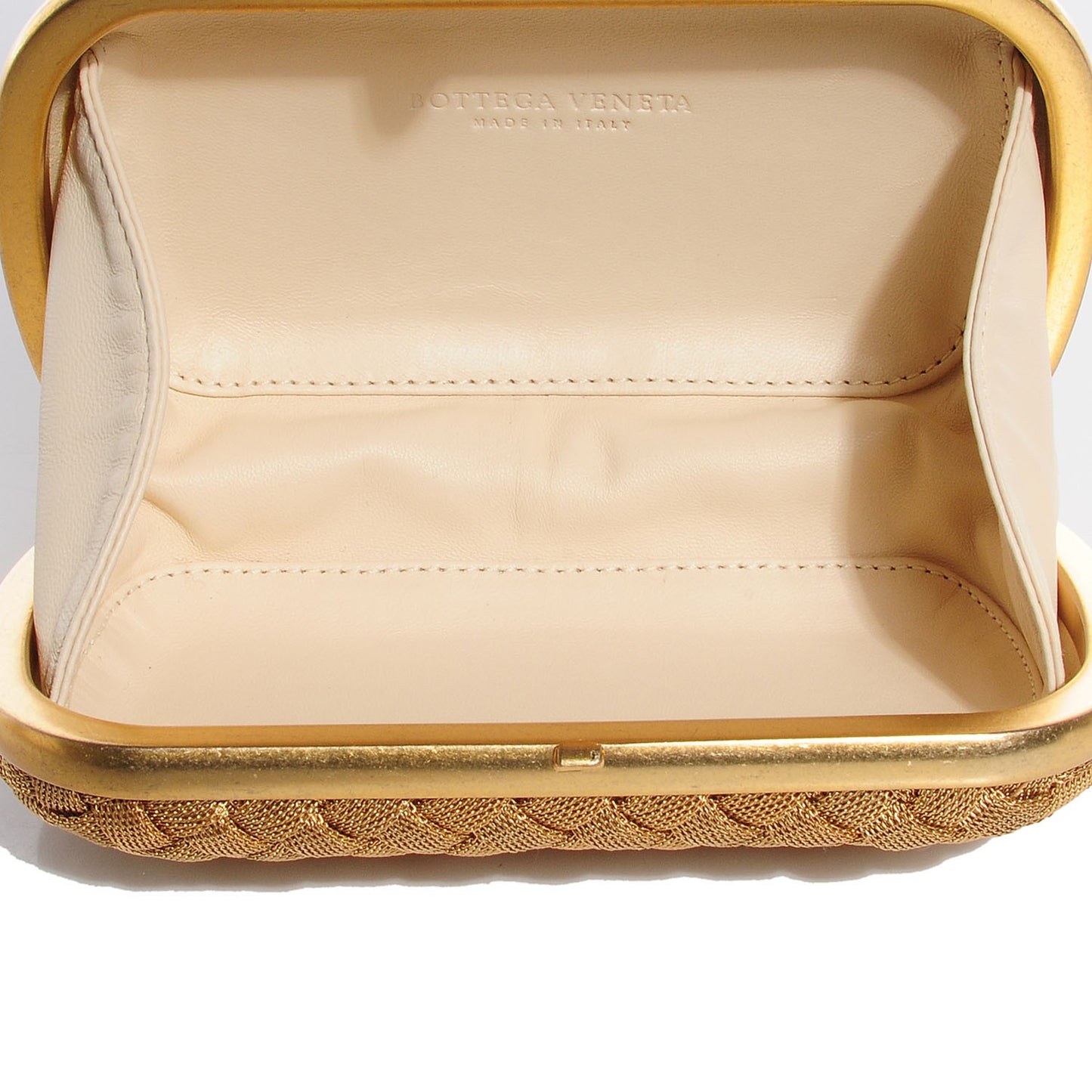 Intreccio Oro Bruciato Knot Clutch