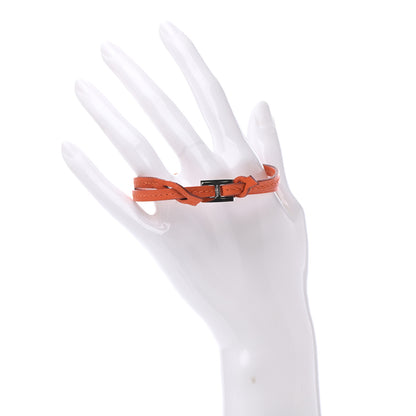 Hermes Swift Double Tour H Bracelet Orange 2 of 4