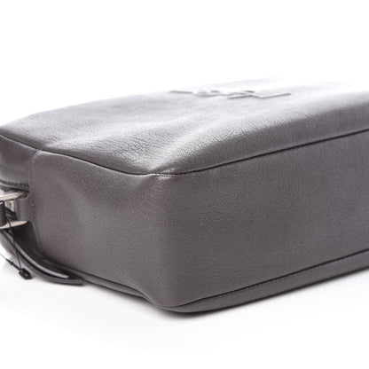 Saint Laurent Lambskin Monogram Small Lou Camera Bag Asphalt 5 of 9