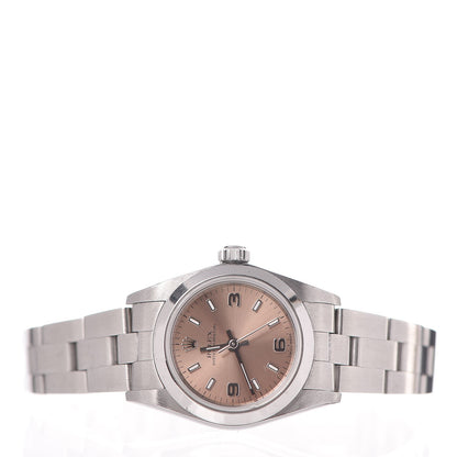 Rolex Stainless Steel 24mm Oyster Perpetual Watch Pink 67180 3 of 8
