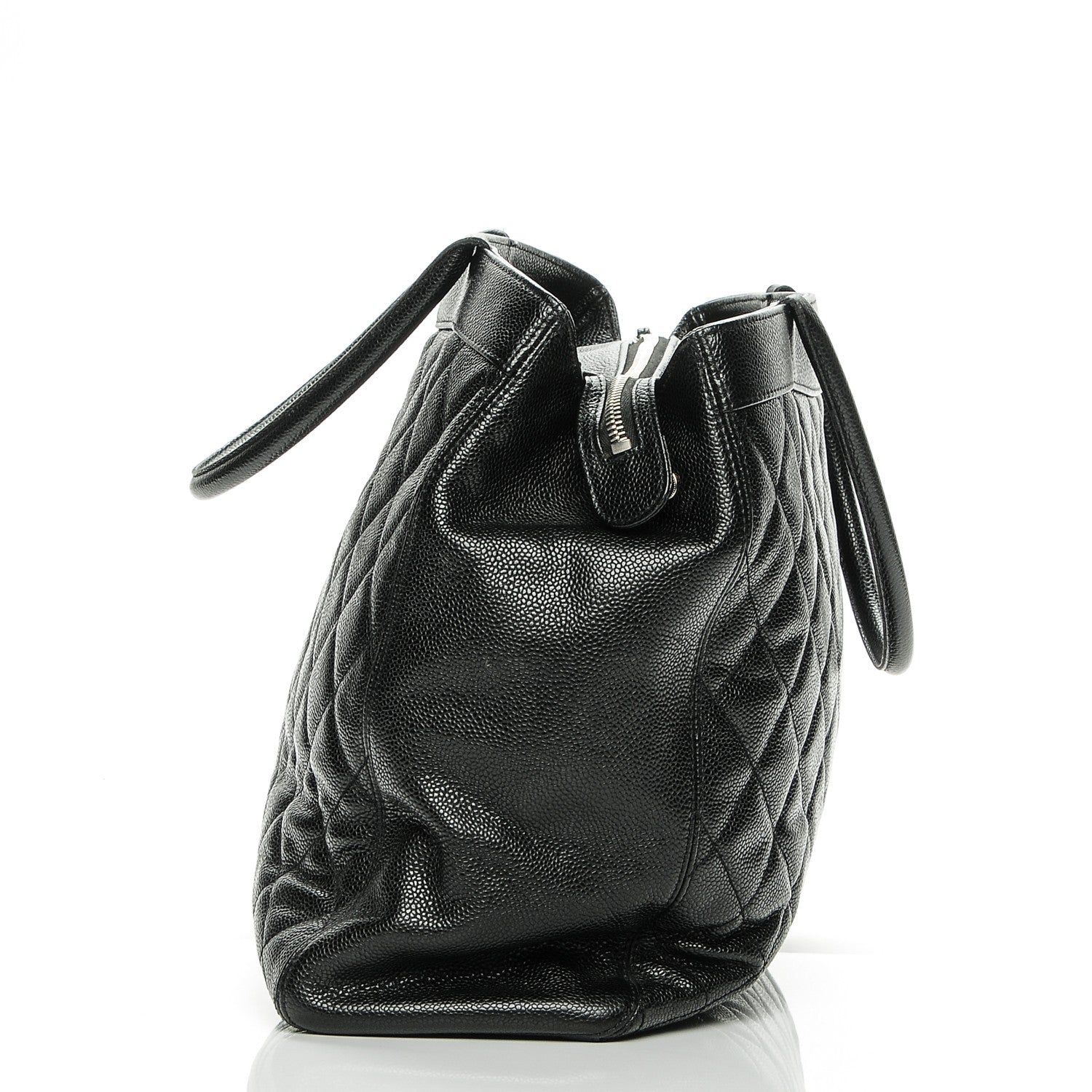 Chanel Caviar Quilted Shopping Tote Black 9 of 9