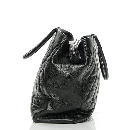 Chanel Caviar Quilted Shopping Tote Black 9 of 9