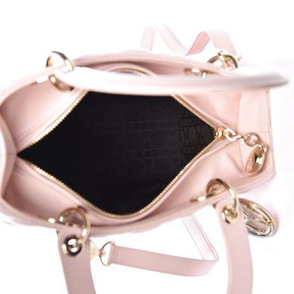 Christian Dior Lambskin Cannage Medium Lady Dior Light Pink 5 of 16