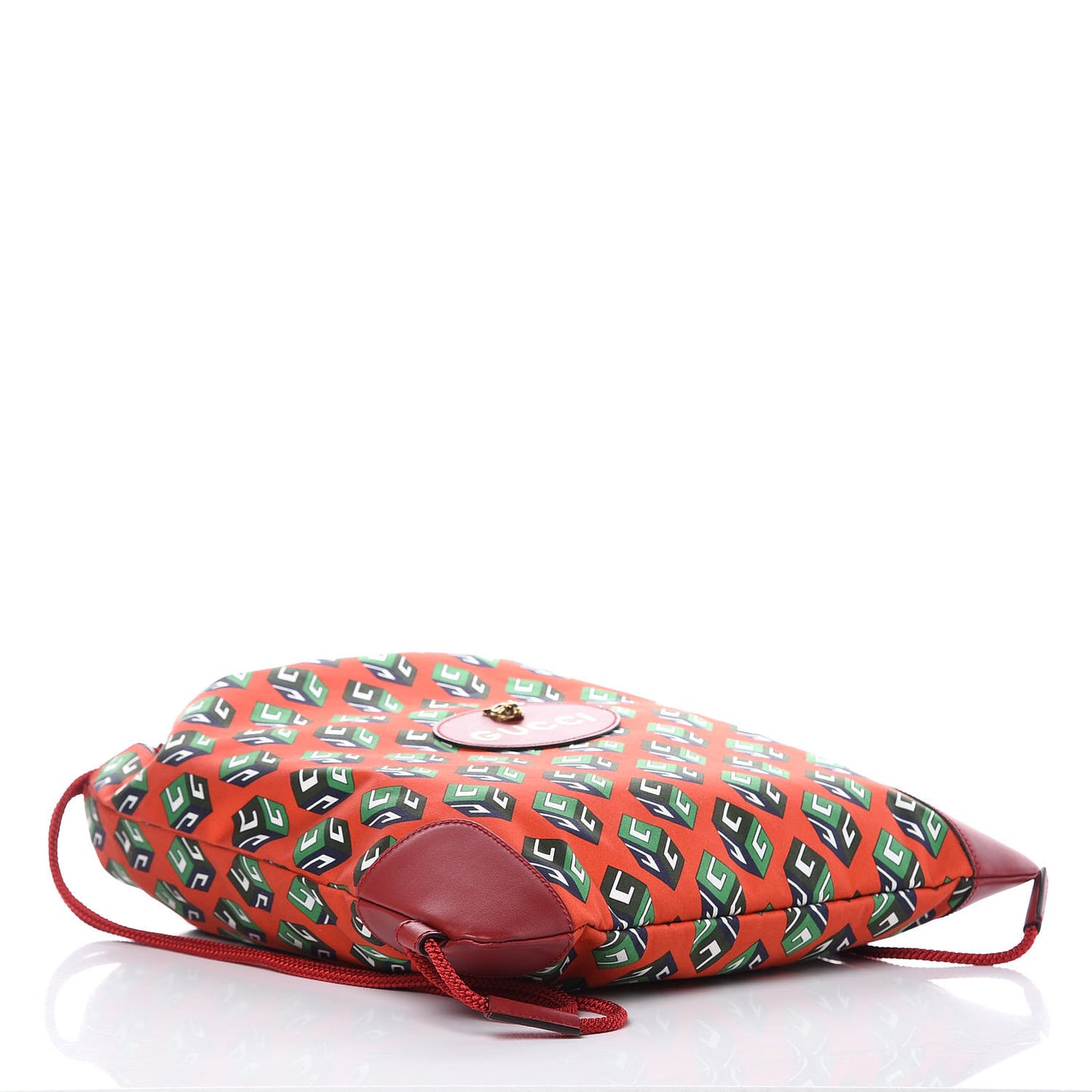 Cotton GG Wallpaper Neo Vintage Drawstring Backpack Vulcanic Red