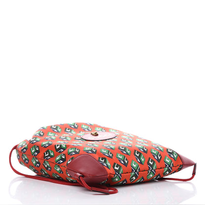 Gucci Cotton GG Wallpaper Neo Vintage Drawstring Backpack Vulcanic Red 4 of 10