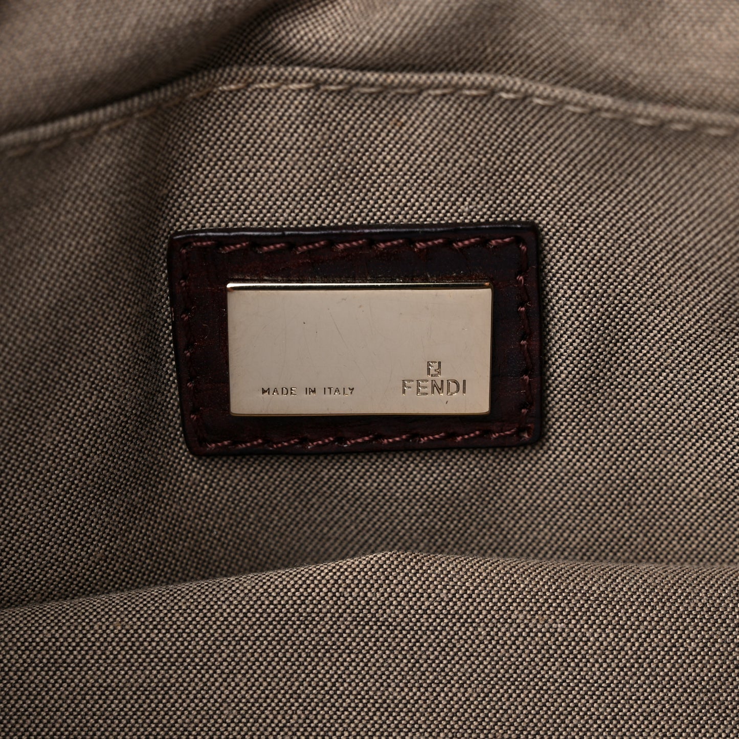 Zucchino Logo Shoulder Bag Tobacco