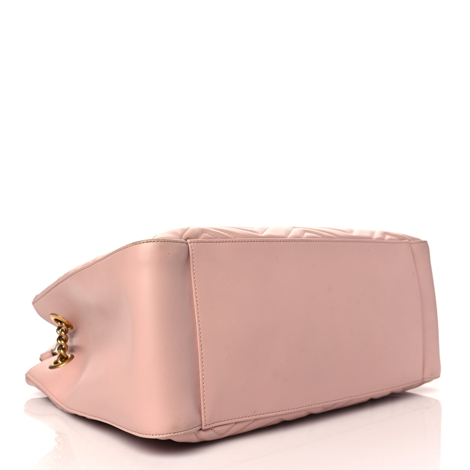 Gucci Calfskin Matelasse Medium GG Marmont Shoulder Tote Bag Perfect Pink 4 of 11