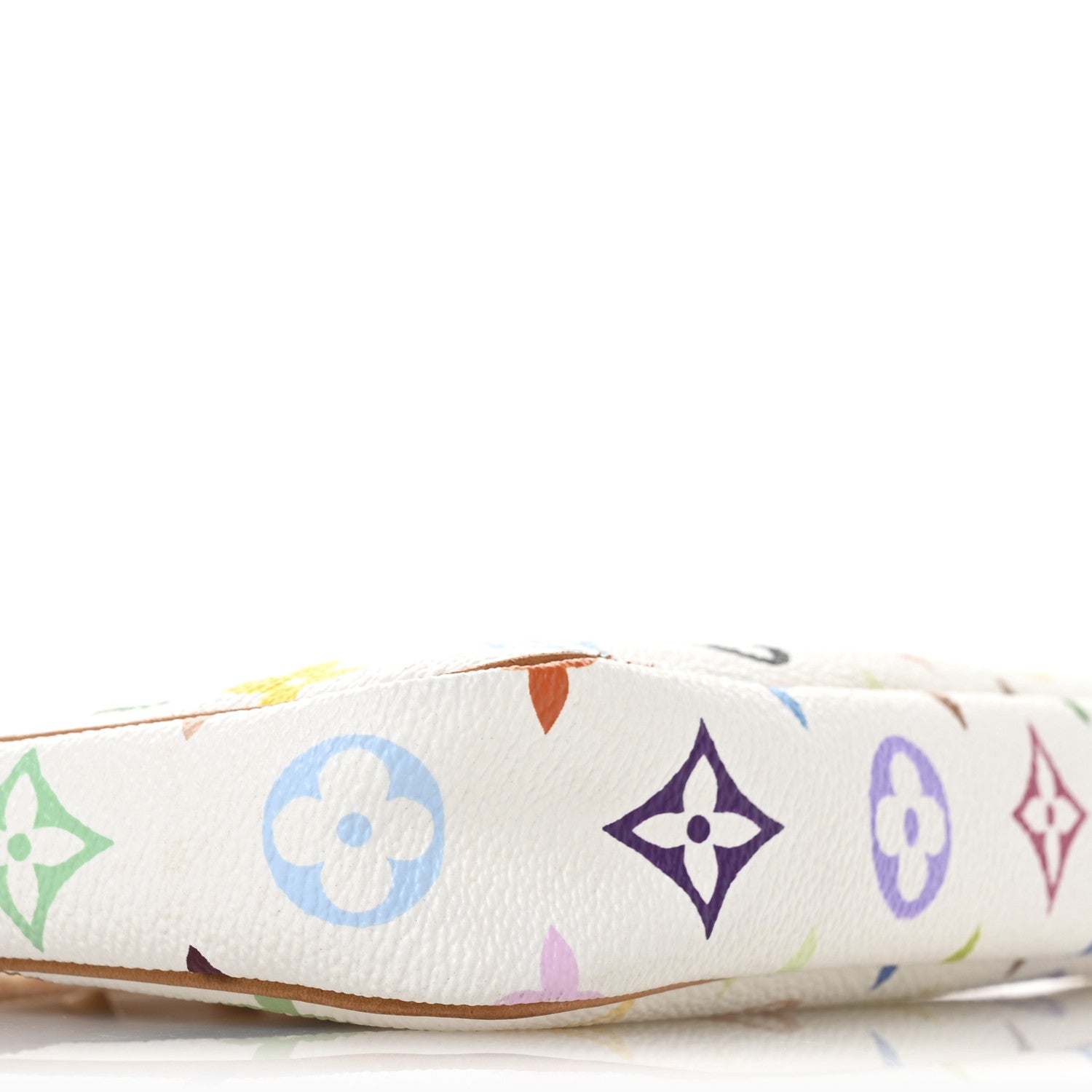 Louis Vuitton Monogram Multicolor Pochette Accessories White 9 of 12